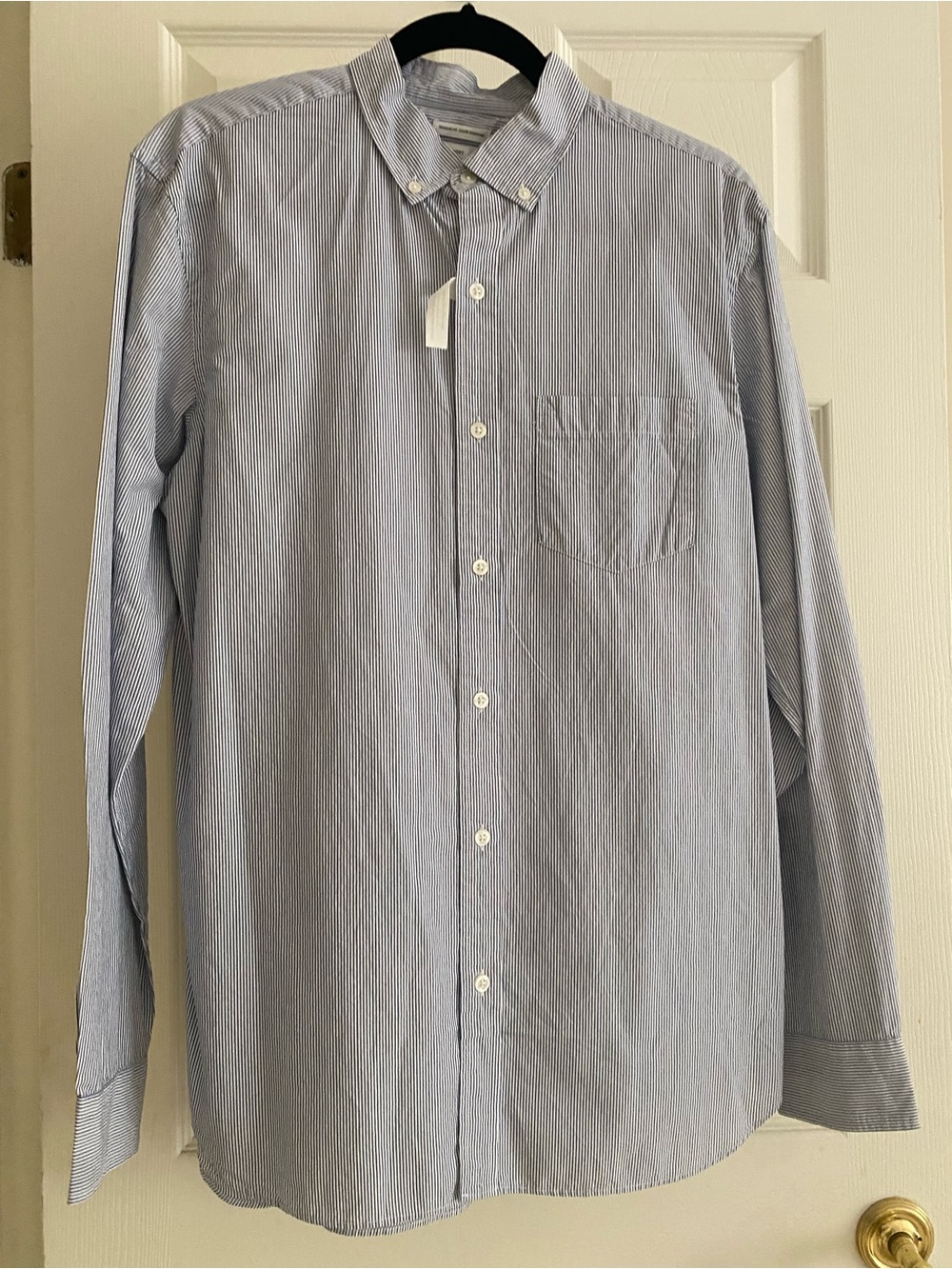 Old Navy Blue Pinstripe Button-Down Shirt